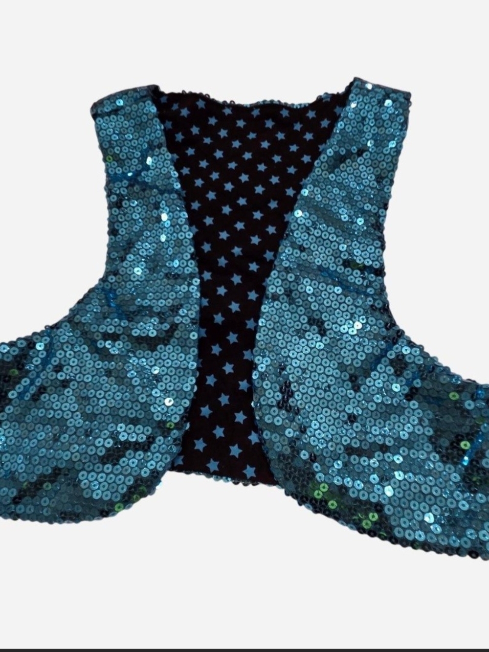 Gymboree Black Top with Bright Blue Star Print For Kids